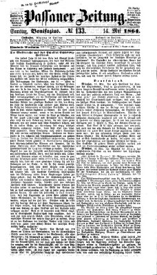Passauer Zeitung Samstag 14. Mai 1864