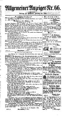 Passauer Zeitung Sonntag 9. Oktober 1864