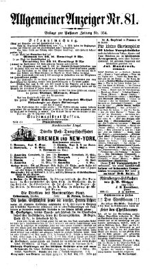 Passauer Zeitung Freitag 23. Dezember 1864