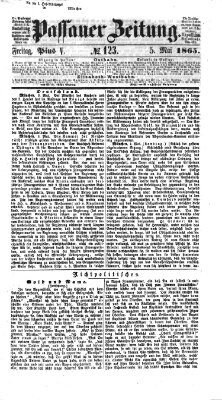 Passauer Zeitung Freitag 5. Mai 1865
