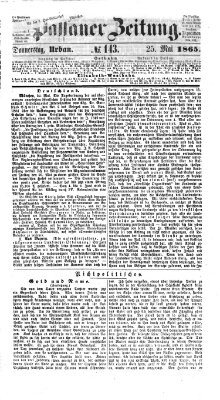 Passauer Zeitung Donnerstag 25. Mai 1865