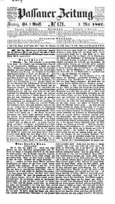 Passauer Zeitung Freitag 3. Mai 1867