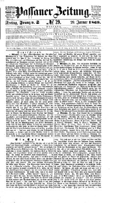 Passauer Zeitung Freitag 29. Januar 1869