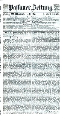Passauer Zeitung Freitag 9. April 1869