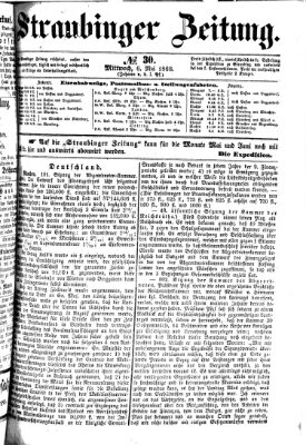 Straubinger Zeitung Mittwoch 6. Mai 1868