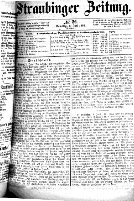 Straubinger Zeitung Samstag 6. Juni 1868