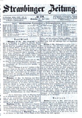 Straubinger Zeitung Samstag 22. Mai 1869