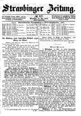 Straubinger Zeitung Sonntag 23. Mai 1869