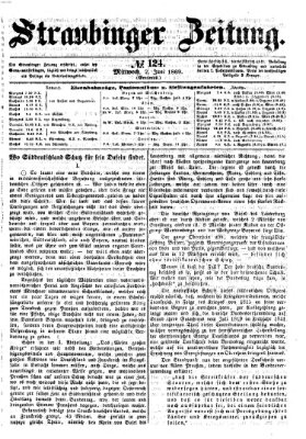 Straubinger Zeitung Mittwoch 2. Juni 1869