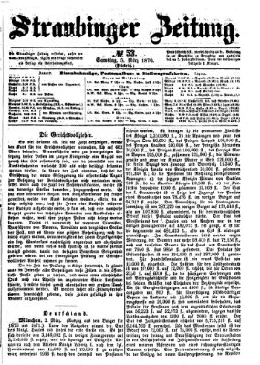 Straubinger Zeitung Samstag 5. März 1870