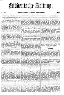 Süddeutsche Zeitung Samstag 9. Februar 1861