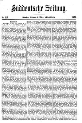 Süddeutsche Zeitung Mittwoch 6. März 1861