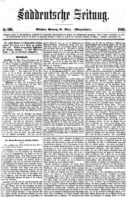 Süddeutsche Zeitung Sonntag 31. März 1861