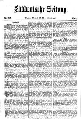 Süddeutsche Zeitung Mittwoch 15. Mai 1861