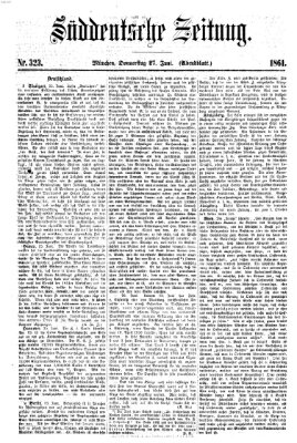 Süddeutsche Zeitung Donnerstag 27. Juni 1861