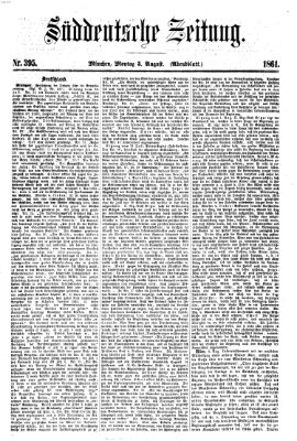 Süddeutsche Zeitung Montag 5. August 1861