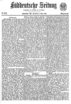 Süddeutsche Zeitung Sonntag 3. Mai 1863