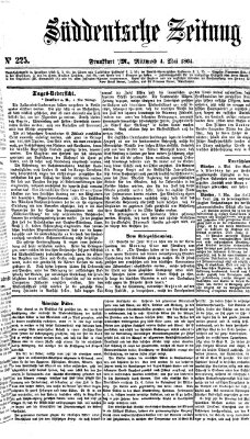 Süddeutsche Zeitung Mittwoch 4. Mai 1864