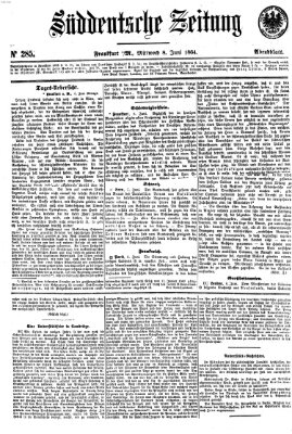 Süddeutsche Zeitung Mittwoch 8. Juni 1864