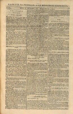 Gazette nationale, ou le moniteur universel (Le moniteur universel) Donnerstag 30. Dezember 1790