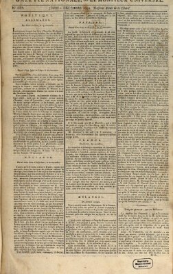 Gazette nationale, ou le moniteur universel (Le moniteur universel) Donnerstag 1. Dezember 1791
