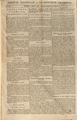 Gazette nationale, ou le moniteur universel (Le moniteur universel) Dienstag 1. Mai 1792