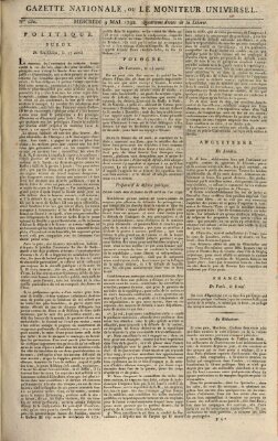 Gazette nationale, ou le moniteur universel (Le moniteur universel) Mittwoch 9. Mai 1792