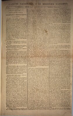 Gazette nationale, ou le moniteur universel (Le moniteur universel) Freitag 1. März 1793