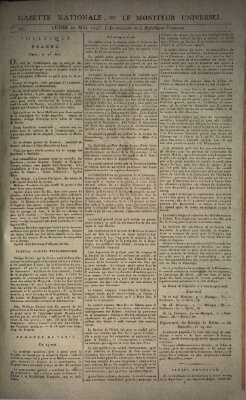 Gazette nationale, ou le moniteur universel (Le moniteur universel) Montag 27. Mai 1793