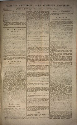 Gazette nationale, ou le moniteur universel (Le moniteur universel) Donnerstag 20. Juni 1793