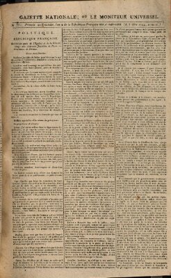 Gazette nationale, ou le moniteur universel (Le moniteur universel) Sonntag 7. September 1794