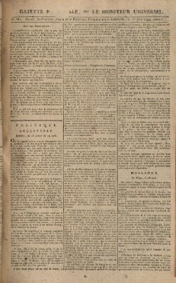 Gazette nationale, ou le moniteur universel (Le moniteur universel) Dienstag 16. September 1794