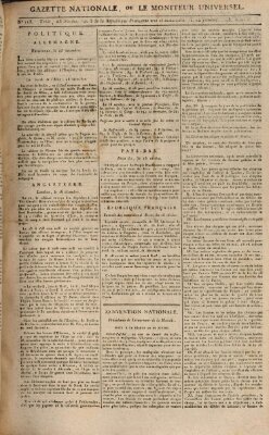 Gazette nationale, ou le moniteur universel (Le moniteur universel) Montag 12. Januar 1795