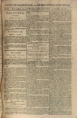 Gazette nationale, ou le moniteur universel (Le moniteur universel) Montag 2. Mai 1796