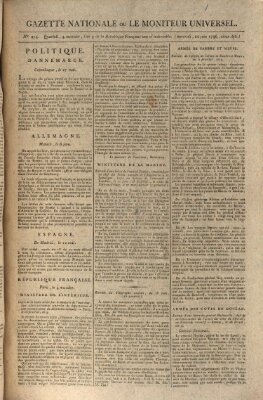 Gazette nationale, ou le moniteur universel (Le moniteur universel) Mittwoch 22. Juni 1796