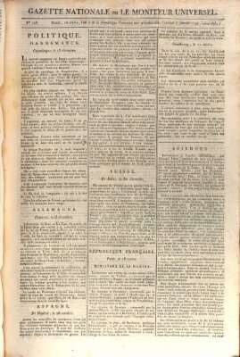 Gazette nationale, ou le moniteur universel (Le moniteur universel) Samstag 7. Januar 1797