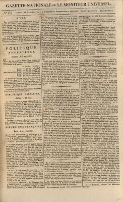 Gazette nationale, ou le moniteur universel (Le moniteur universel) Dienstag 12. September 1797