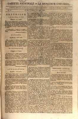Gazette nationale, ou le moniteur universel (Le moniteur universel) Sonntag 16. März 1806