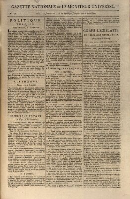 Gazette nationale, ou le moniteur universel (Le moniteur universel) Montag 3. Dezember 1798