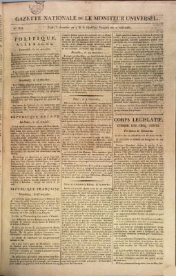 Gazette nationale, ou le moniteur universel (Le moniteur universel) Sonntag 21. Juli 1799