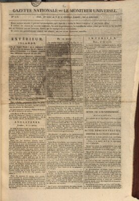 Gazette nationale, ou le moniteur universel (Le moniteur universel) Montag 13. Januar 1800