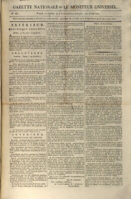 Gazette nationale, ou le moniteur universel (Le moniteur universel) Mittwoch 10. Juni 1801