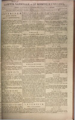 Gazette nationale, ou le moniteur universel (Le moniteur universel)