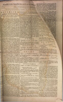 Gazette nationale, ou le moniteur universel (Le moniteur universel) Samstag 10. Oktober 1801