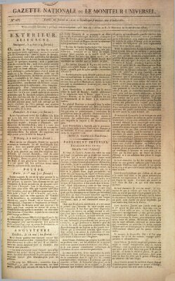 Gazette nationale, ou le moniteur universel (Le moniteur universel) Montag 17. Mai 1802