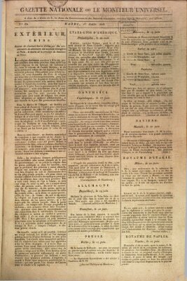 Gazette nationale, ou le moniteur universel (Le moniteur universel) Dienstag 1. Juli 1806