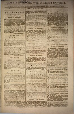 Gazette nationale, ou le moniteur universel (Le moniteur universel) Montag 1. Dezember 1806