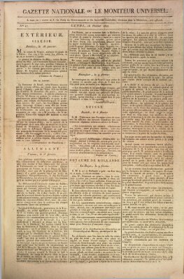 Gazette nationale, ou le moniteur universel (Le moniteur universel) Montag 16. Februar 1807
