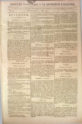 Gazette nationale, ou le moniteur universel (Le moniteur universel) Freitag 1. Mai 1807