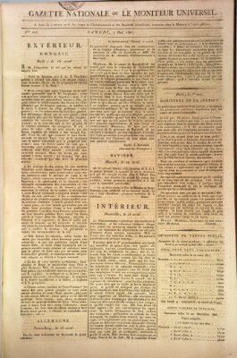 Gazette nationale, ou le moniteur universel (Le moniteur universel) Samstag 2. Mai 1807